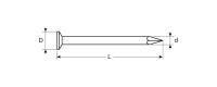 ЗУБР ГОСТ 4028-63, 25 x 1.2 мм, 5 кг, строительные гвозди (305010-12-025)