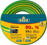 RACO CLASSIC, 1/2″, 50 м, 25 атм, трёхслойный, армированный, поливочный шланг (40306-1/2-50)