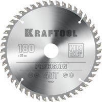 KRAFTOOL Precision, 180 х 20 мм, 48Т, пильный диск по дереву (36952-180-20)