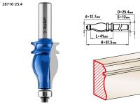 ЗУБР 25.4 x 41 мм, хвостовик 12 мм, фреза кромочная фигурная №5, Профессионал (28716-25.4)
