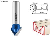 ЗУБР 12.7 x 10 мм, радиус 2.4 мм, фреза пазовая фасонная №6, Профессионал (28745-12.7)