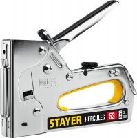 STAYER HERCULES-53, тип 53 (A/10/JT21) 23GA (6 - 14 мм)/13/300, стальной рессорный степлер, Professional (31519)