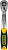 KRAFTOOL 1/4″, 72 зубца, изогнутая трещотка для торцовых головок, Pro (27795-1/4)
