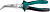 KRAFTOOL 200 мм, изогнутые тонкогубцы (22011-4-20)