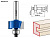 ЗУБР 25.4 x 13 мм, хвостовик 8 мм, фреза фальцевая, Профессионал (28758-25.4)
