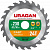 URAGAN Fast, 230 х 32/30 мм, 24Т, пильный диск по дереву (36800-230-32-24)
