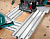 KRAFTOOL KRAFTFLEX MFS-200-400 мм, 4шт, Шаблон фрезерный в комплекте с 2 упорами (32807)