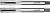 STAYER M8 х 1.25, 2 шт, комплект метчиков (28025-08-1.25-H2)