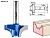 ЗУБР 31.8 x 16 мм, радиус 9.5 мм, фреза пазовая фасонная №1, Профессионал (28740-31.8)
