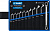 ЗУБР 11 шт, 8 - 27 мм, набор изогнутых накидных гаечных ключей, Профессионал (27132-H11)
