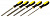 STAYER 150 мм, 5 предм., набор напильников, Professional (1681-15-H5)