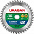 URAGAN Expert, 185 х 30/20 мм, 40Т, пильный диск по дереву (36802-185-30-40)