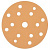 Schtaer 255Abrasive paper, Ø150 мм, Р240, 15 отверстий (набор 10 шт.)